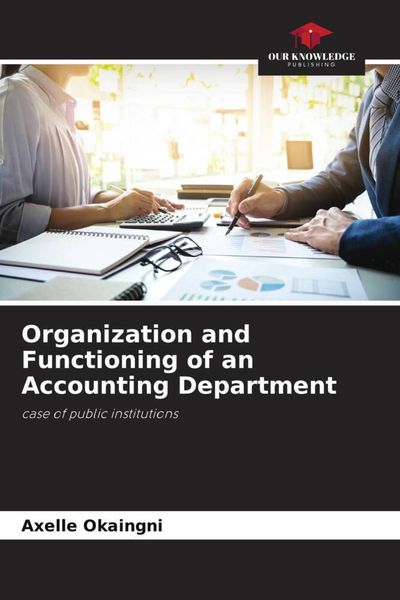 Produktbild: Organization and Functioning of an Accounting Department