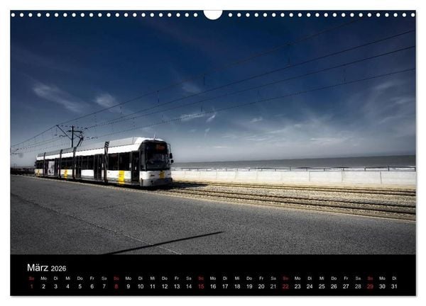 Produktbild: Kusttram Belgien (Wandkalender 2026 DIN A3 quer), CALVENDO Monatskalender