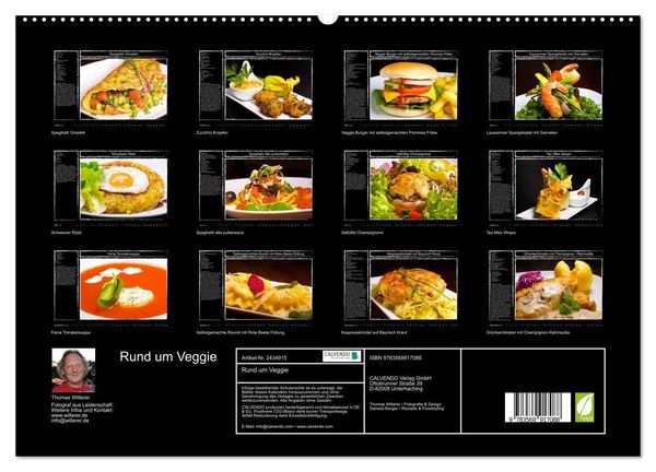 Produktbild: Rund um Veggie (hochwertiger Premium Wandkalender 2027 DIN A2 quer), Kunstdruck in Hochglanz