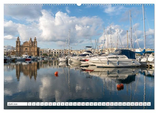 Produktbild: Malta - Gozo und Comino (Wandkalender 2026 DIN A2 quer), CALVENDO Monatskalender