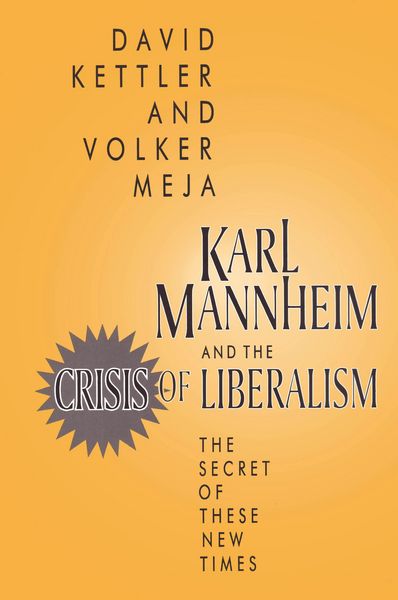 Produktbild: Karl Mannheim and the Crisis of Liberalism