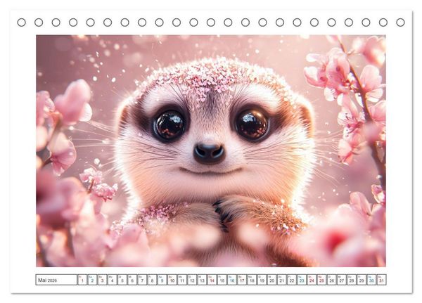 Produktbild: Augen wie Kn&ouml;pfe (Tischkalender 2026 DIN A5 quer), CALVENDO Monatskalender