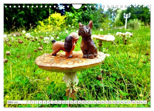 Produktbild: Pilz-Tiere (Wandkalender 2026 DIN A4 quer), CALVENDO Monatskalender