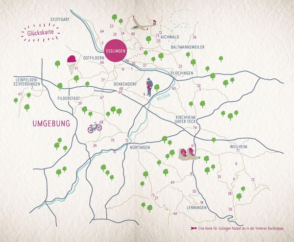 Produktbild: Gl&uuml;cksorte in und um Esslingen