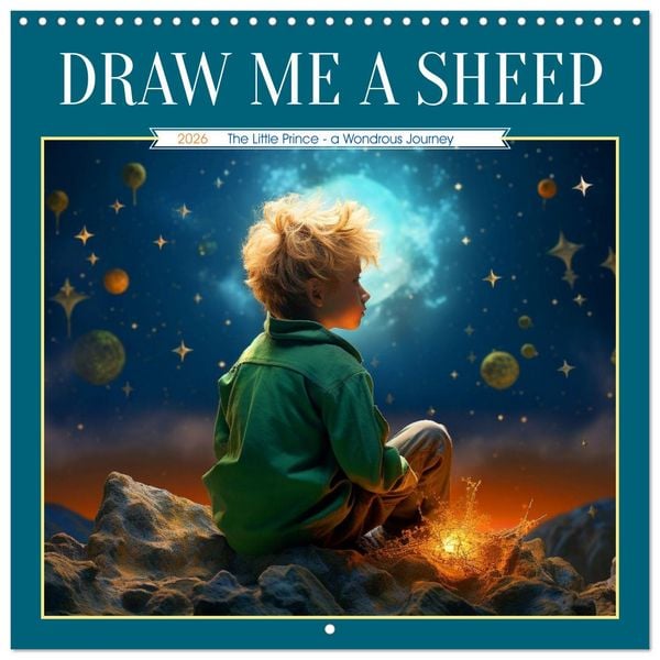 Produktbild: Draw me a sheep (Wall Calendar 2026 12 &times; 12 Inch) CALVENDO 12 Month Wall Calendar