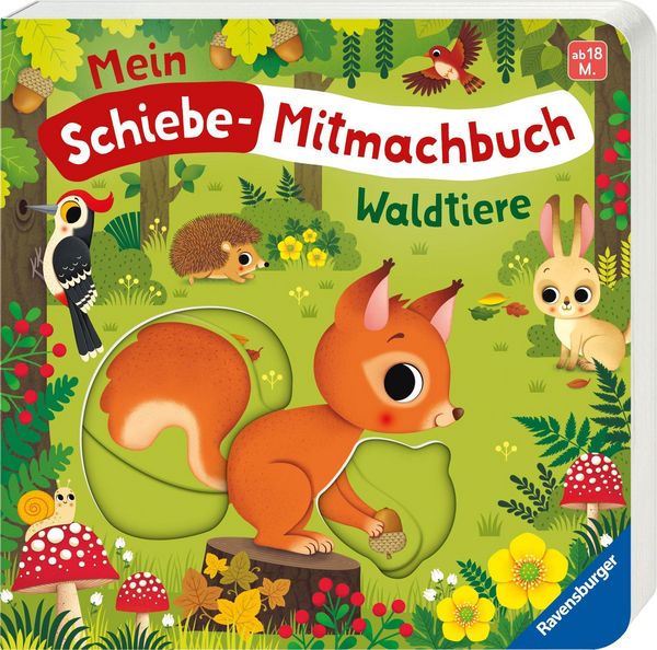 Produktbild: Mein Schiebe-Mitmachbuch - Waldtiere