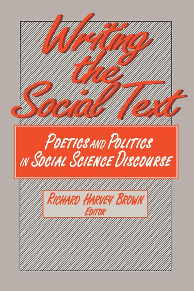 Produktbild: Writing the Social Text