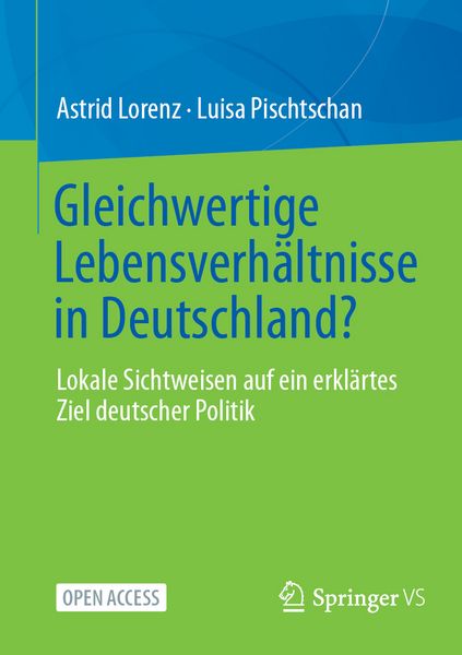 Produktbild: Gleichwertige Lebensverh&auml;ltnisse in Deutschland?