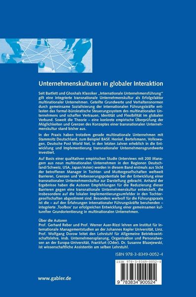 Produktbild: Unternehmenskulturen in globaler Interaktion