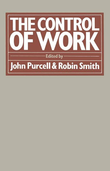Produktbild: The Control of Work