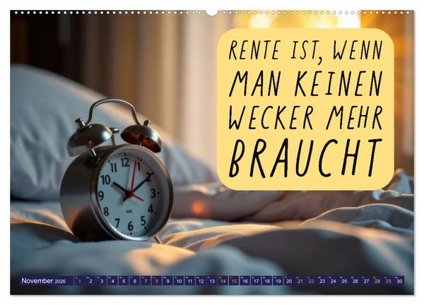 Produktbild: Auf zu neuen Ufern - Ruhestand (Wandkalender 2026 DIN A2 quer), CALVENDO Monatskalender