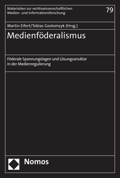 Produktbild: Medienf&ouml;deralismus