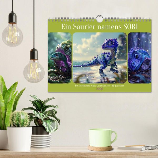 Produktbild: Ein Saurier namens Sori (Wandkalender 2026 DIN A4 quer), CALVENDO Monatskalender