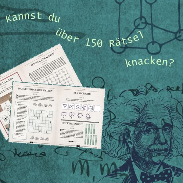 Produktbild: Einsteins Rätselbuch – Logikrätsel für geniale Köpfe