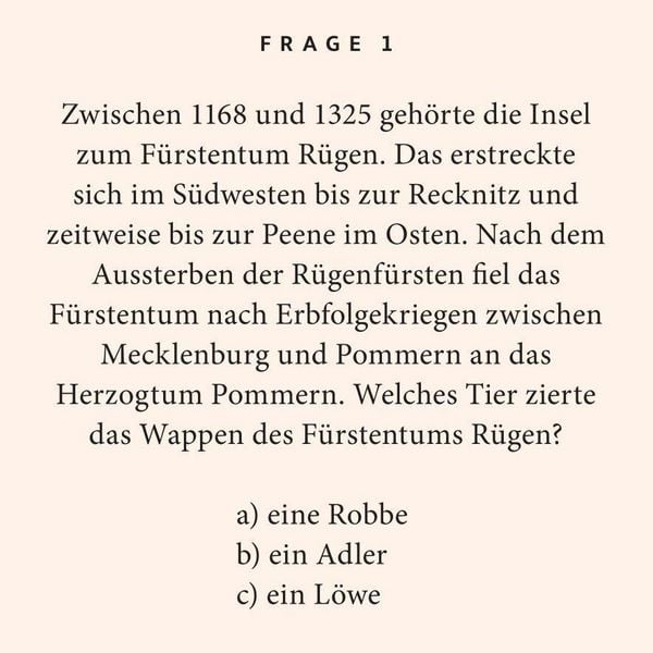 Produktbild: R&uuml;gen-Quiz