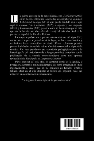 Produktbild: EL FONDO Y EL FORRO DEL IDIOMA