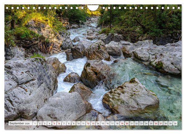Produktbild: Unterwegs im Bergsteigerdorf Ramsau (Wandkalender 2026 DIN A4 quer), CALVENDO Monatskalender