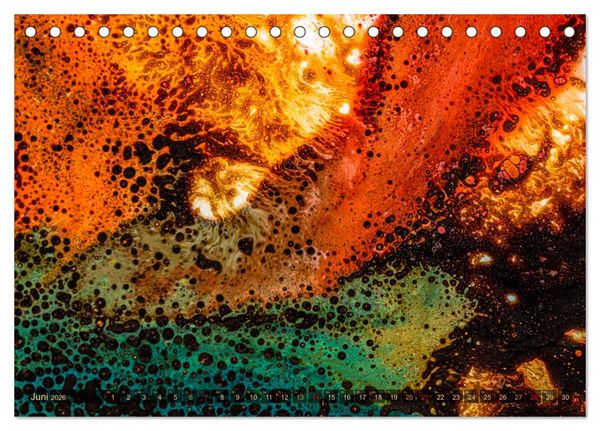 Produktbild: Fotografische Malereien (Tischkalender 2026 DIN A5 quer), CALVENDO Monatskalender