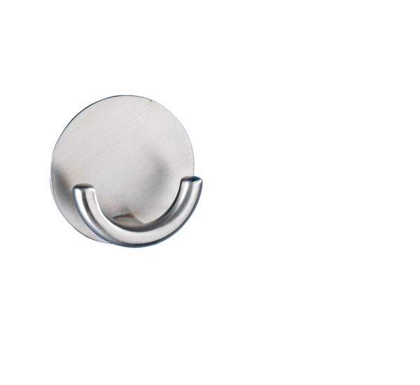 Produktbild: Wandhaken Mod. Rondo matt 4er Set Edelstahl, selbstklebend, rostfrei