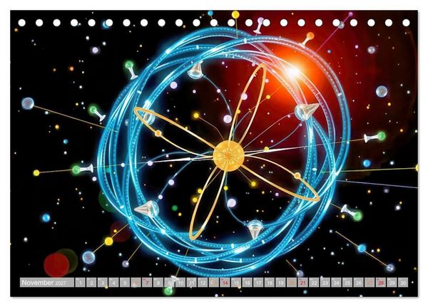 Produktbild: Quantenmechanik von Bits zu Qubits (Tischkalender 2027 DIN A5 quer), CALVENDO Monatskalender
