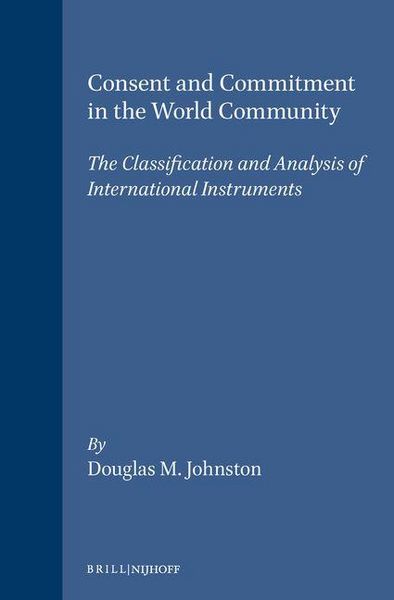 Produktbild: Consent and Commitment in the World Community