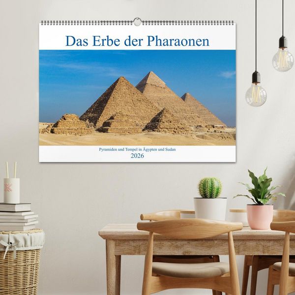 Produktbild: Das Erbe der Pharaonen (Wandkalender 2026 DIN A2 quer), CALVENDO Monatskalender