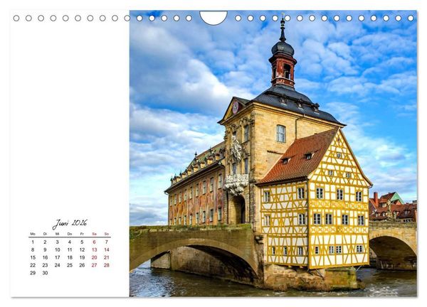 Produktbild: Reiseziel Bamberg (Wandkalender 2026 DIN A4 quer), CALVENDO Monatskalender