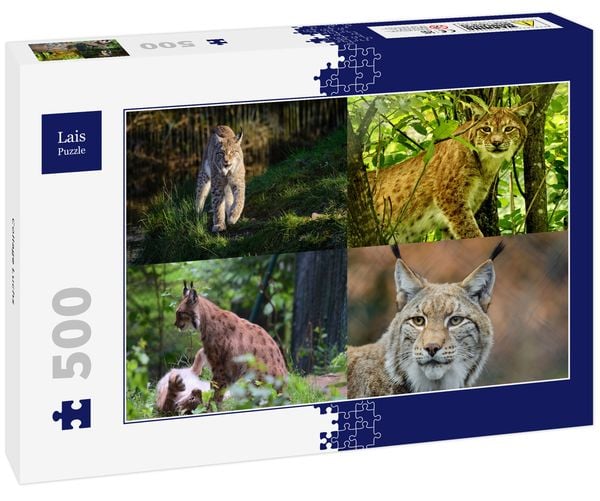 Lais Puzzle Collage Luchs 500 Teile