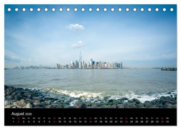 Produktbild: Perspektiven einer Weltstadt - New York (Tischkalender 2026 DIN A5 quer), CALVENDO Monatskalender