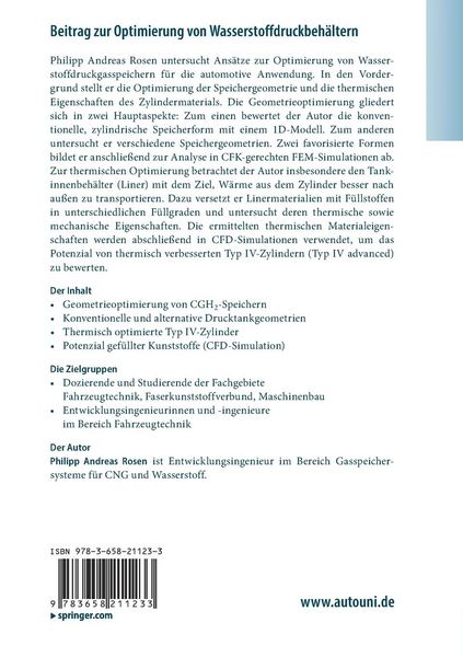 Produktbild: Beitrag zur Optimierung von Wasserstoffdruckbeh&auml;ltern