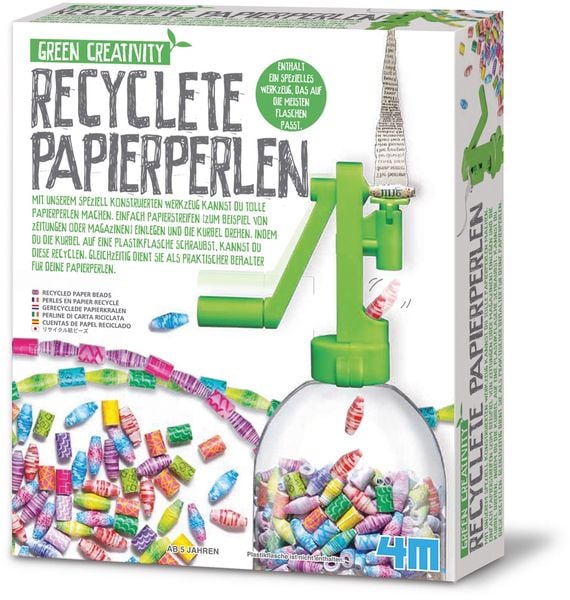 4M - Recycelte Papierperlen - Green Creativity