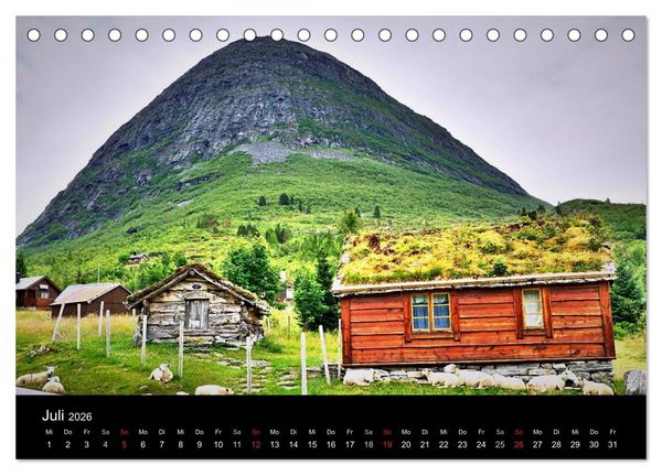 Produktbild: Atemberaubendes Norwegen (Tischkalender 2026 DIN A5 quer), CALVENDO Monatskalender