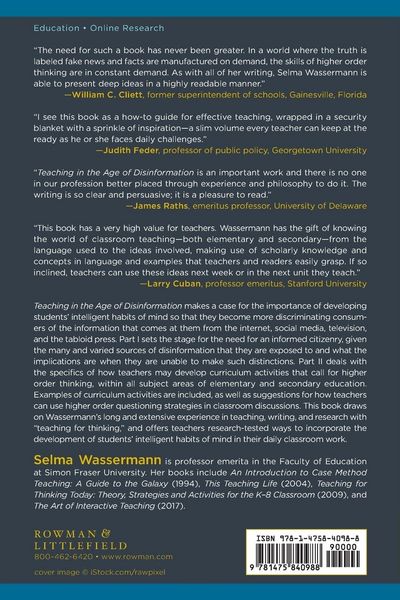 Produktbild: Teaching in the Age of Disinformation