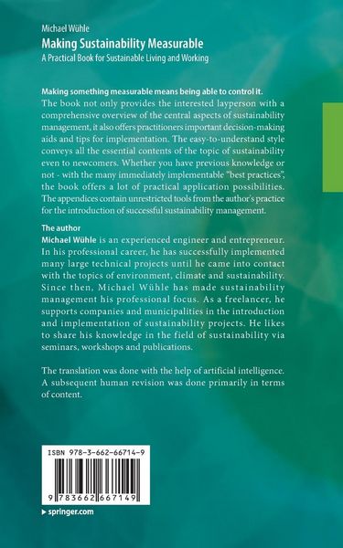 Produktbild: Making Sustainability Measurable