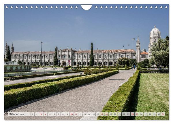 Produktbild: Lissabon Stadtansichten (Wandkalender 2026 DIN A4 quer), CALVENDO Monatskalender