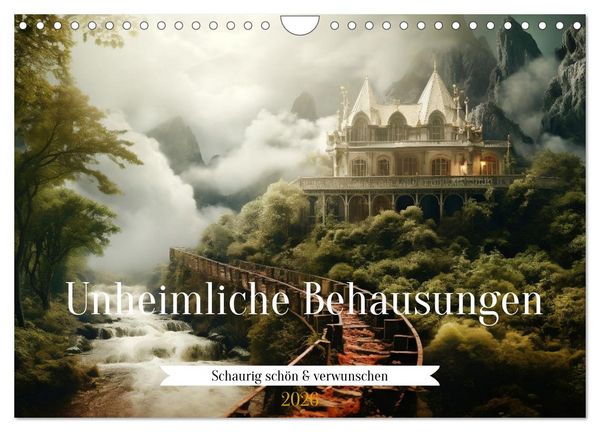 Produktbild: Unheimliche Behausungen (Wandkalender 2026 DIN A4 quer), CALVENDO Monatskalender