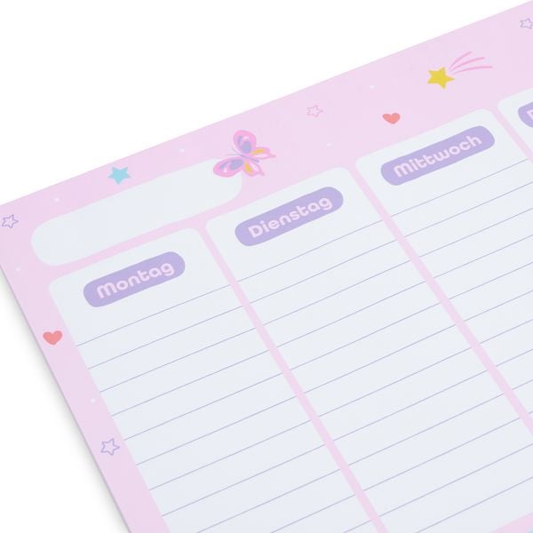 Produktbild: Wochenplaner A3 Einhorn