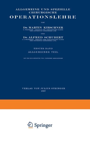 Produktbild: Allgemeine und Spezielle Chirurgische Operationslehre