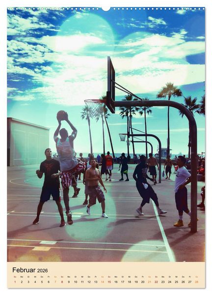 Produktbild: Basketball Fun (Wandkalender 2026 DIN A2 hoch), CALVENDO Monatskalender