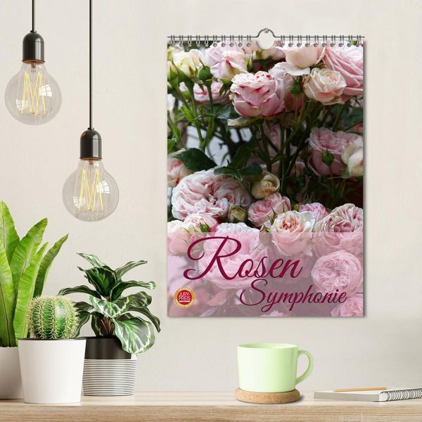 Produktbild: Rosen Symphonie (Wandkalender 2026 DIN A4 hoch), CALVENDO Monatskalender