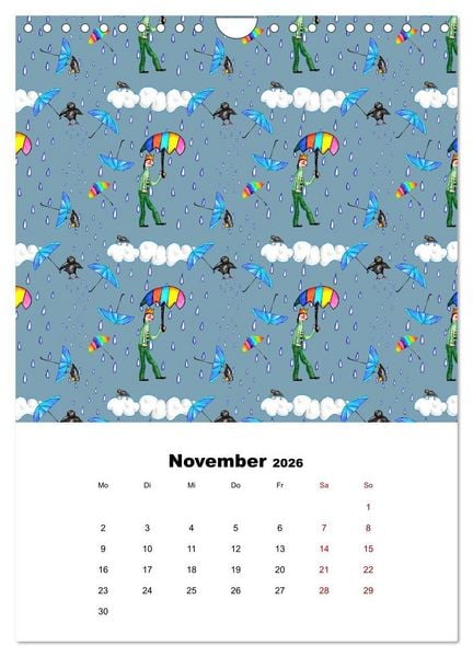 Produktbild: MUSTERMACKE (Wandkalender 2026 DIN A4 hoch), CALVENDO Monatskalender