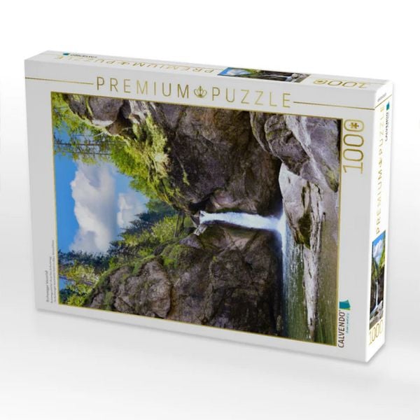 CALVENDO Puzzle Buchenegger Wasserfall | 1000 Teile Lege-Größe 64x48cm Foto-Puzzle für glückliche Stunden