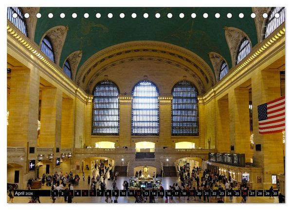 Produktbild: New York - 4 Tage unterwegs im Big Apple (Tischkalender 2026 DIN A5 quer), CALVENDO Monatskalender