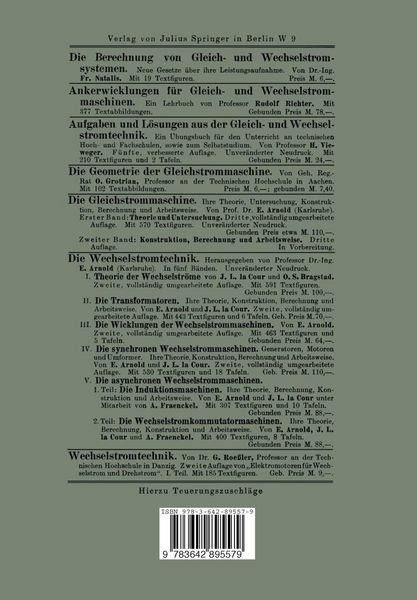Produktbild: Die Hochspannungs-Gleichstrommaschine