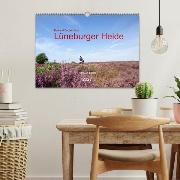 Produktbild: Radland Deutschland - L&uuml;neburger Heide (Wandkalender 2027 DIN A3 quer), CALVENDO Monatskalender