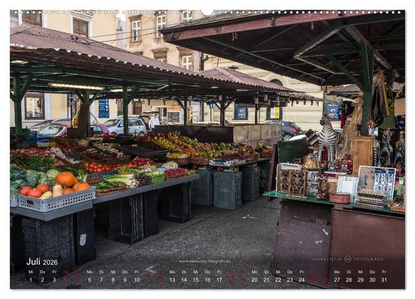 Produktbild: Krakau live (Wandkalender 2026 DIN A2 quer), CALVENDO Monatskalender