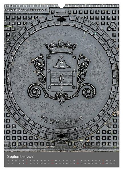Produktbild: Gullydeckel (Wandkalender 2026 DIN A3 hoch), CALVENDO Monatskalender