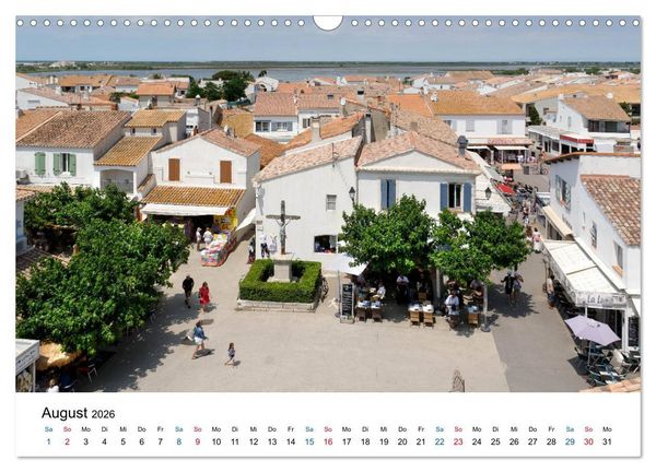 Produktbild: Frankreichs sch&ouml;nste D&ouml;rfer - Saintes Maries de la Mer (Wandkalender 2026 DIN A3 quer), CALVENDO Monatskalender