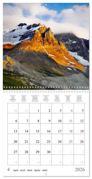 Produktbild: Canada, National Parks Road Trip (Wall Calendar 2026 12 &times; 12 Inch) CALVENDO 12 Month Wall Calendar