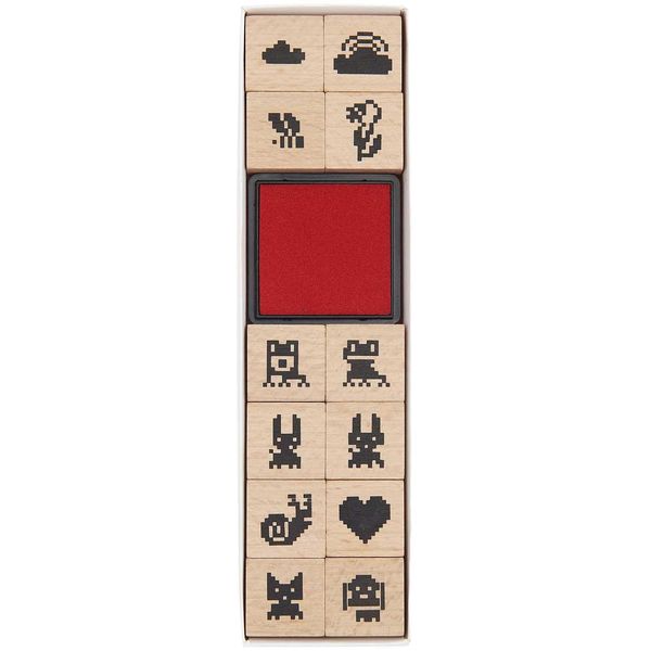 Produktbild: Stempelset Futschikato, Pixel,, 12 Stempel, 1 Stemp